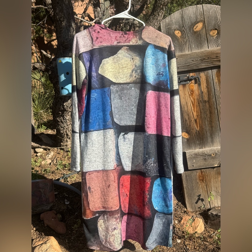Unique Artist Created Long Sweater